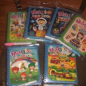 Magic Water Books set of 6 each with Water Maker